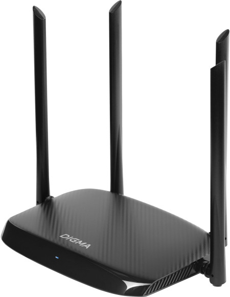 Роутер беспроводной Digma DWR-AC1202 AC1200 10/100/1000BASE-TX черный Роутер беспроводной Digma DWR-AC1202 AC1200 10/100/1000BASE-TX черный