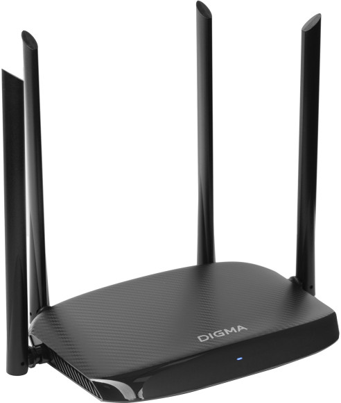 Роутер беспроводной Digma DWR-AC1202 AC1200 10/100/1000BASE-TX черный Роутер беспроводной Digma DWR-AC1202 AC1200 10/100/1000BASE-TX черный