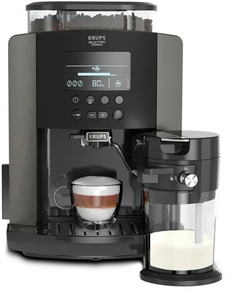 Кофемашина Krups Essential EA870810 1450Вт черный/нержавеющая сталь