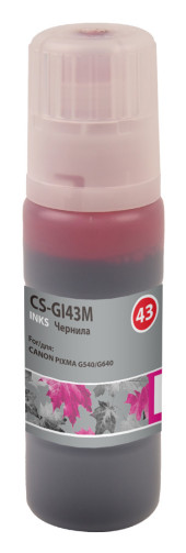 Чернила Cactus CS-GI43M GI-43 пурпурный60мл для Canon Pixma G640/G540 Чернила Cactus CS-GI43M GI-43 пурпурный60мл для Canon Pixma G640/G540