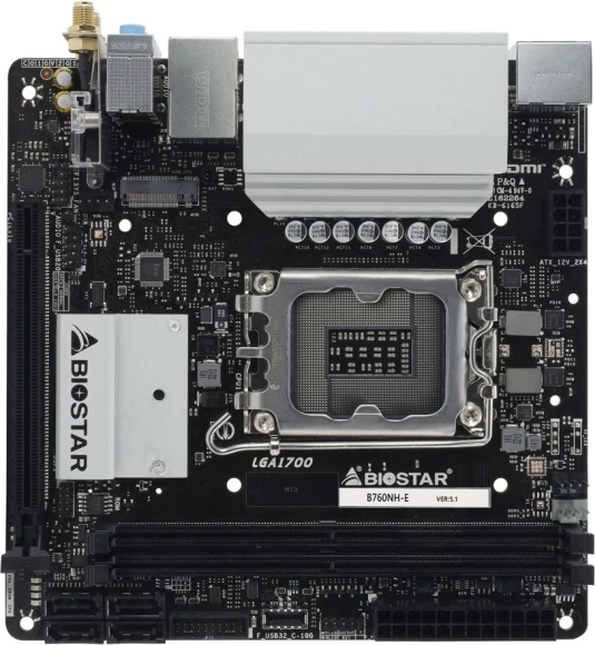 Материнская плата Biostar B550MX/E PRO Soc-AM4 AMD B550 4xDDR4 mATX AC`97 8ch(7.1) GbLAN RAID+VGA+DVI+HDMI