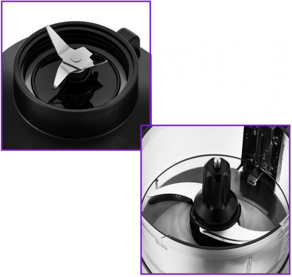 Кухонный комбайн Kitfort КТ-1386 400Вт серебристый/черный Кухонный комбайн Kitfort КТ-1386 400Вт серебристый/черный