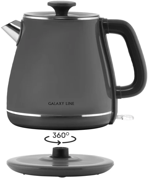 Чайник электрический Galaxy Line GL 0331 1.8л. 2200Вт серый корпус: пластик (ГЛ0331ЛСЕР)