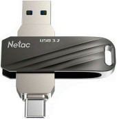 Флеш Диск Netac 16Gb U352 NT03U352N-016G-20PN USB2.0 серебристый
