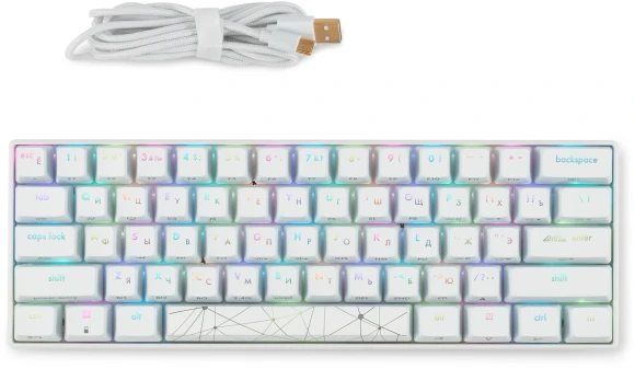 Клавиатура GMNG GG-KB505XW механическая белый USB беспроводная BT/Radio for gamer LED (1910522) Клавиатура GMNG GG-KB505XW механическая белый USB беспроводная BT/Radio for gamer LED (1910522)