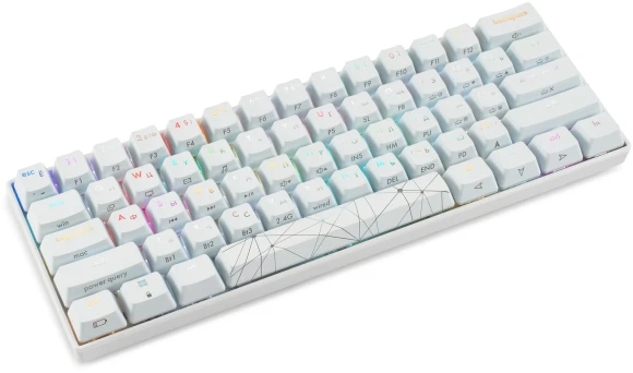 Клавиатура GMNG GG-KB505XW механическая белый USB беспроводная BT/Radio for gamer LED (1910522) Клавиатура GMNG GG-KB505XW механическая белый USB беспроводная BT/Radio for gamer LED (1910522)