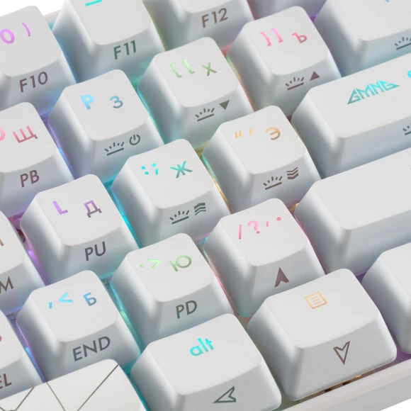 Клавиатура GMNG GG-KB505XW механическая белый USB беспроводная BT/Radio for gamer LED (1910522) Клавиатура GMNG GG-KB505XW механическая белый USB беспроводная BT/Radio for gamer LED (1910522)