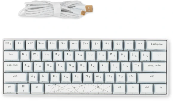 Клавиатура GMNG GG-KB505XW механическая белый USB беспроводная BT/Radio for gamer LED (1910522) Клавиатура GMNG GG-KB505XW механическая белый USB беспроводная BT/Radio for gamer LED (1910522)