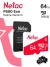 Флеш карта microSDXC 64GB Netac NT02P500ECO-064G-S P500 Eco w/o adapter