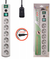 Сетевой фильтр Most RG-U 3м (6 розеток) белый (коробка) Сетевой фильтр Most RG-U 3м (6 розеток) белый (коробка)