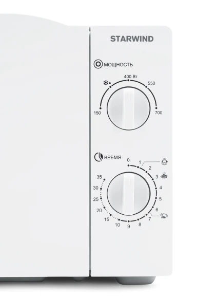 Микроволновая Печь Starwind SWM6520 20л. 700Вт белый Микроволновая Печь Starwind SWM6520 20л. 700Вт белый