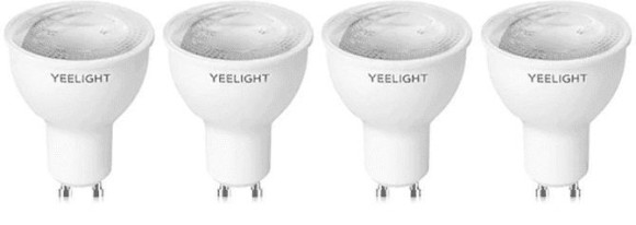Умная лампа Yeelight Essential W1 GU10 4.5Вт 350lm Wi-Fi (упак.:4шт) (YGYC0120005WTEU) Умная лампа Yeelight Essential W1 GU10 4.5Вт 350lm Wi-Fi (упак.:4шт) (YGYC0120005WTEU)