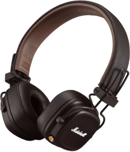 Гарнитура накладные Marshall Major IV коричневый беспроводные bluetooth оголовье (MAJOR IV BROWN)