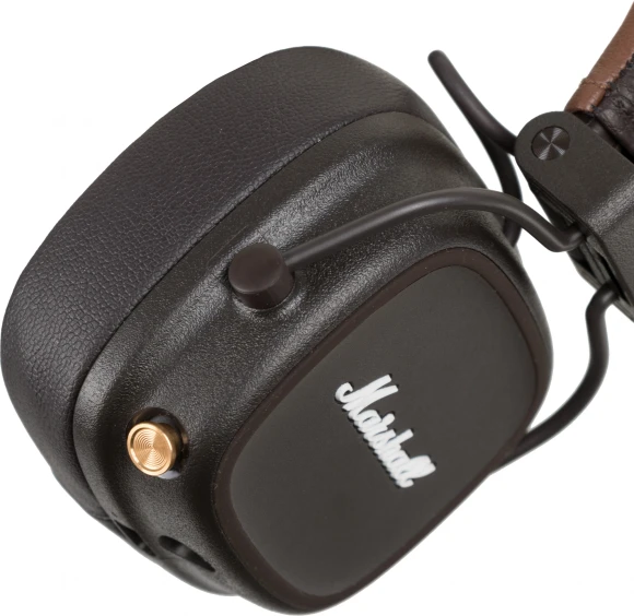 Гарнитура накладные Marshall Major IV коричневый беспроводные bluetooth оголовье (MAJOR IV BROWN)