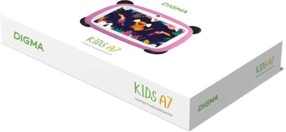 Планшет Digma Kids A7 SC9863A (1.6) 8C RAM2Gb ROM32Gb 7" IPS 1024x600 4G Android 11.0 Go розовый 2Mpix 0.3Mpix BT WiFi microSD 128Gb 2800mAh 140hrs