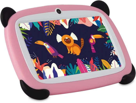 Планшет Digma Kids A7 SC9863A (1.6) 8C RAM2Gb ROM32Gb 7" IPS 1024x600 4G Android 11.0 Go розовый 2Mpix 0.3Mpix BT WiFi microSD 128Gb 2800mAh 140hrs Планшет Digma Kids A7 SC9863A (1.6) 8C RAM2Gb ROM32Gb 7" IPS 1024x600 4G Android 11.0 Go розовый 2Mpix 0.3Mpix BT WiFi microSD 128Gb 2800mAh 140hrs