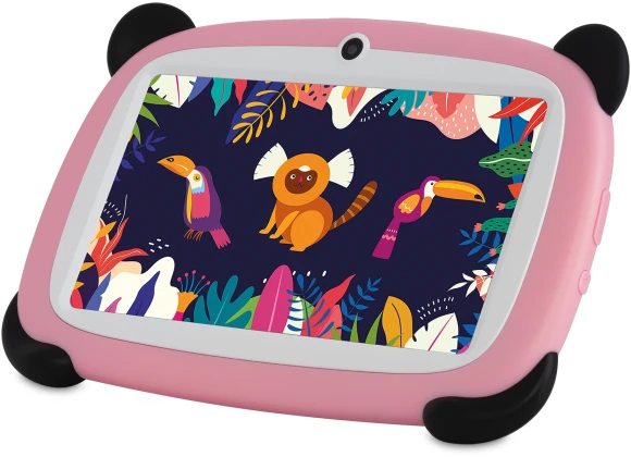 Планшет Digma Kids A7 SC9863A (1.6) 8C RAM2Gb ROM32Gb 7" IPS 1024x600 4G Android 11.0 Go розовый 2Mpix 0.3Mpix BT WiFi microSD 128Gb 2800mAh 140hrs Планшет Digma Kids A7 SC9863A (1.6) 8C RAM2Gb ROM32Gb 7" IPS 1024x600 4G Android 11.0 Go розовый 2Mpix 0.3Mpix BT WiFi microSD 128Gb 2800mAh 140hrs