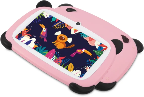 Планшет Digma Kids A7 SC9863A (1.6) 8C RAM2Gb ROM32Gb 7" IPS 1024x600 4G Android 11.0 Go розовый 2Mpix 0.3Mpix BT WiFi microSD 128Gb 2800mAh 140hrs Планшет Digma Kids A7 SC9863A (1.6) 8C RAM2Gb ROM32Gb 7" IPS 1024x600 4G Android 11.0 Go розовый 2Mpix 0.3Mpix BT WiFi microSD 128Gb 2800mAh 140hrs