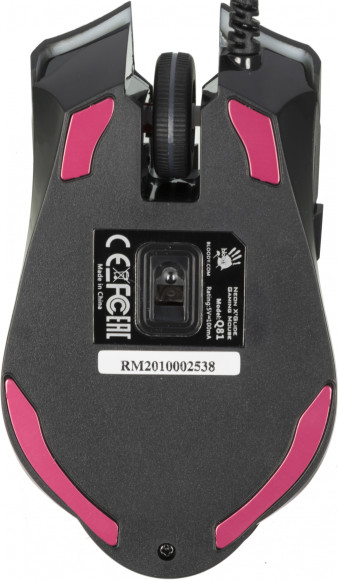 Мышь A4Tech Bloody Q81 Curve черный оптическая 3200dpi USB 7but (Q81)