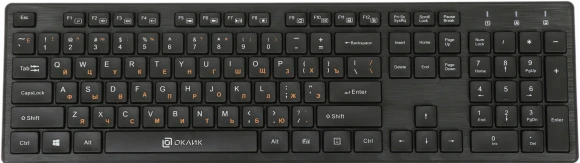 Клавиатура + мышь Оклик 240M клав:черный мышь:черный USB беспроводная slim Multimedia (1091253) Клавиатура + мышь Оклик 240M клав:черный мышь:черный USB беспроводная slim Multimedia (1091253)
