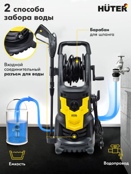 Минимойка Huter W-4-2500 PRO 2500Вт (70/8/31)