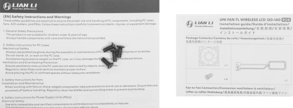 Вентилятор для корпуса Lian-Li Uni Fan TL Wireless LCD 120 LCD Reverse ARGB 120х124x28 белый 4-pin 31дБ (G99.12RTLLCD1W1W.R0) Ret