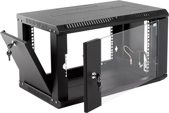 Шкаф коммутационный ЦМО ШРН-ЭКОНОМ (ШРН-Э-6.350-9005) настенный 6U 600x350мм пер.дв.стекл 85кг черный 300мм 11.43кг 180град. 342мм металл Шкаф коммутационный ЦМО ШРН-ЭКОНОМ (ШРН-Э-6.350-9005) настенный 6U 600x350мм пер.дв.стекл 85кг черный 300мм 11.43кг 180град. 342мм металл