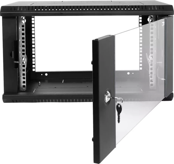 Шкаф коммутационный ЦМО ШРН-ЭКОНОМ (ШРН-Э-6.350-9005) настенный 6U 600x350мм пер.дв.стекл 85кг черный 300мм 11.43кг 180град. 342мм металл Шкаф коммутационный ЦМО ШРН-ЭКОНОМ (ШРН-Э-6.350-9005) настенный 6U 600x350мм пер.дв.стекл 85кг черный 300мм 11.43кг 180град. 342мм металл