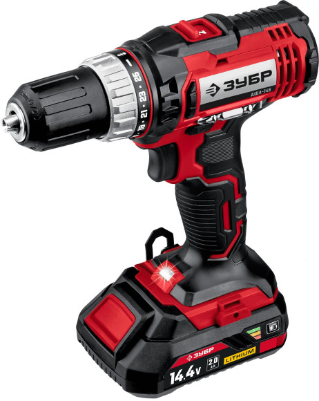 Дрель-шуруповерт Зубр ДШЛ-145-21 аккум. патрон:быстрозажимной Дрель-шуруповерт Зубр ДШЛ-145-21 аккум. патрон:быстрозажимной