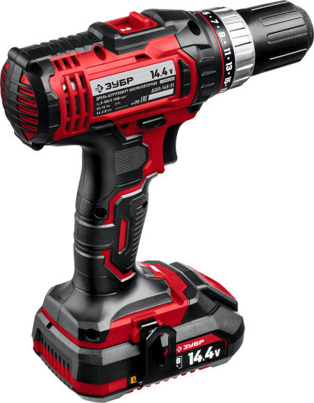 Дрель-шуруповерт Зубр ДШЛ-145-21 аккум. патрон:быстрозажимной Дрель-шуруповерт Зубр ДШЛ-145-21 аккум. патрон:быстрозажимной