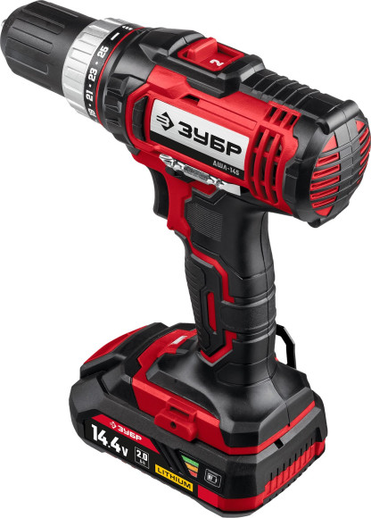 Дрель-шуруповерт Зубр ДШЛ-145-21 аккум. патрон:быстрозажимной Дрель-шуруповерт Зубр ДШЛ-145-21 аккум. патрон:быстрозажимной