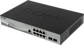 Коммутатор D-Link DGS-1210-10P/ME/B1A 8x1Гбит/с 2SFP 8PoE управляемый