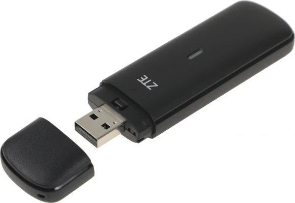 Модем 2G/3G/4G ZTE MF833N USB Firewall +Router внешний черный