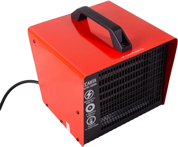 Тепловая пушка электрическая Ресанта ТЭПК-3000 3000Вт красный/черный Тепловая пушка электрическая Ресанта ТЭПК-3000 3000Вт красный/черный