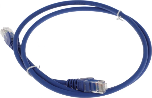 Патч-корд Lanmaster LAN-PC45/U5E-1.0-BL UTP RJ-45 вил.-вилка RJ-45 кат.5E 1м синий LSZH (уп.:1шт) Патч-корд Lanmaster LAN-PC45/U5E-1.0-BL UTP RJ-45 вил.-вилка RJ-45 кат.5E 1м синий LSZH (уп.:1шт)