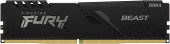 Память DDR4 16GB 3200MHz Kingston KF432C16BB/16 Fury Beast Black RTL Gaming PC4-25600 CL16 DIMM 288-pin 1.35В single rank с радиатором Ret