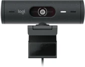 Камера Web Logitech HD Webcam Brio 500 черный 4Mpix (1920x1080) USB Type-C с микрофоном (960-001424)