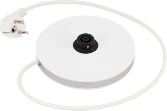 Чайник электрический Hyundai HYK-S5807 1.7л. 2200Вт белый/серебристый корпус: стекло/металл