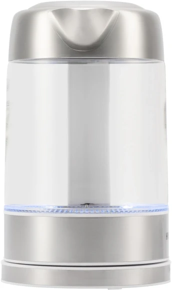 Чайник электрический Hyundai HYK-S5807 1.7л. 2200Вт белый/серебристый корпус: стекло/металл