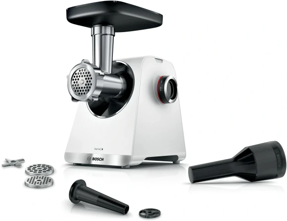 Мясорубка Bosch MFWS609W 2100Вт белый/черный