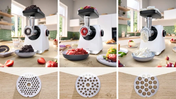 Мясорубка Bosch MFWS609W 2100Вт белый/черный