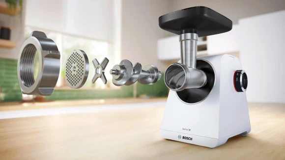 Мясорубка Bosch MFWS609W 2100Вт белый/черный