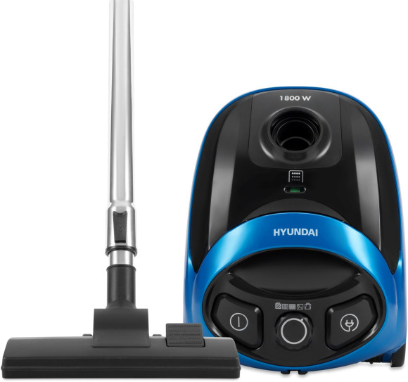 Пылесос Hyundai HYV-B1550 1800Вт синий/черный (в компл.:1мешок) Пылесос Hyundai HYV-B1550 1800Вт синий/черный (в компл.:1мешок)