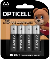 Батарея Opticell Basic LR6 AA (4шт) блистер Батарея Opticell Basic LR6 AA (4шт) блистер