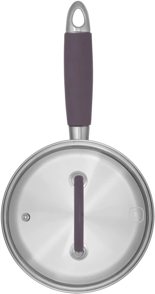 Ковш Rondell Akzent RDS-1386 1.3л. d=16см (с крышкой) стальной