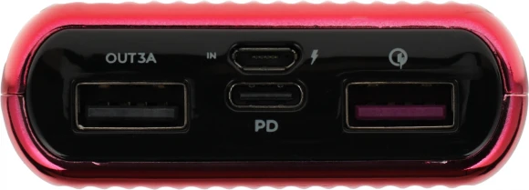 Мобильный аккумулятор Vipe Onyx 10000mAh QC3.0/PD3.0 18W 3A USB-A/USB-C красный (VPPBONYX10KHRED)