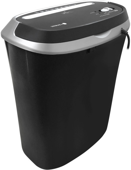 Шредер Heleos УМ30-4 черный/серебристый (секр.P-4) фрагменты 14лист. 30лтр. скрепки скобы пл.карты CD Шредер Heleos УМ30-4 черный/серебристый (секр.P-4) фрагменты 14лист. 30лтр. скрепки скобы пл.карты CD