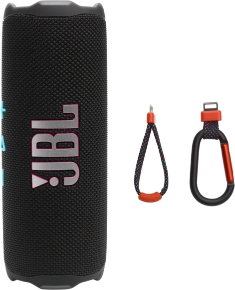 Колонка порт. JBL Flip 7 черный/оранжевый 35W 1.0 BT 4800mAh (JBLFLIP7BLKO)