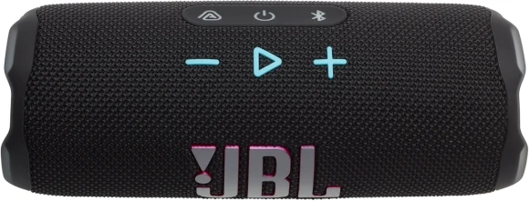 Колонка порт. JBL Flip 7 черный/оранжевый 35W 1.0 BT 4800mAh (JBLFLIP7BLKO)