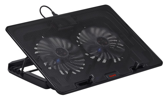 Подставка для ноутбука Buro BU-LCP156-B214H 15.6" 355x255x30мм 2xUSB 2x 140ммFAN 900г металлическая сетка/пластик черный Подставка для ноутбука Buro BU-LCP156-B214H 15.6" 355x255x30мм 2xUSB 2x 140ммFAN 900г металлическая сетка/пластик черный